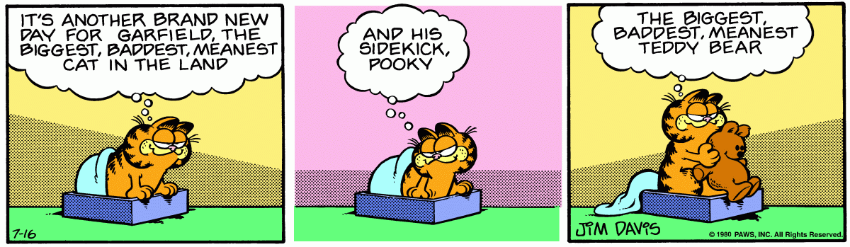 Garfield, July 16, 1980