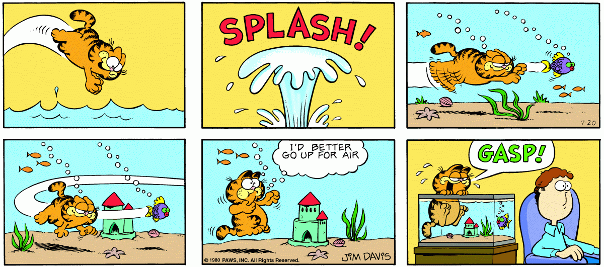 Garfield, July 20, 1980