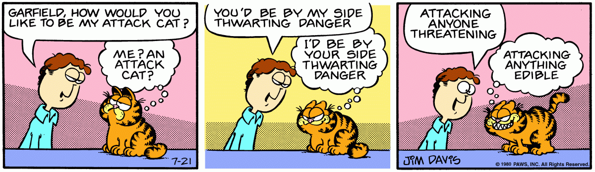 Garfield, July 21, 1980