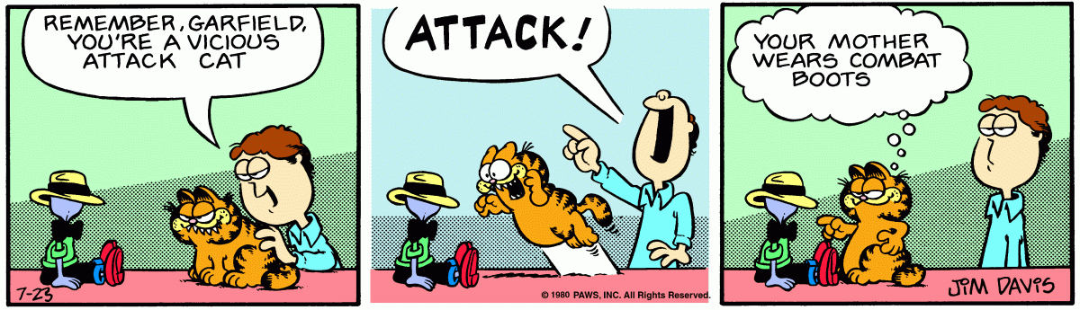 Garfield, July 23, 1980