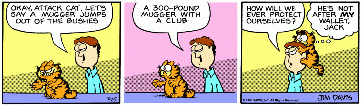 Garfield, July 25, 1980