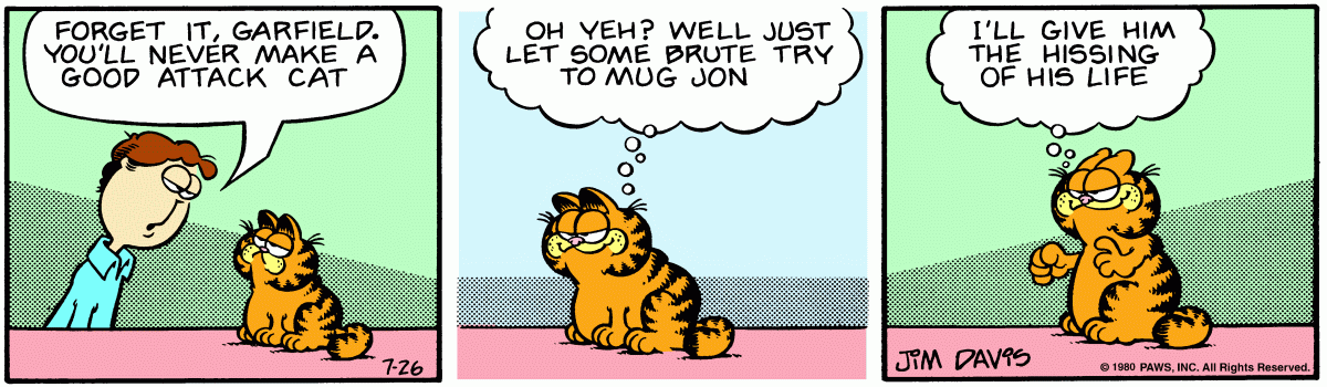 Garfield, July 26, 1980