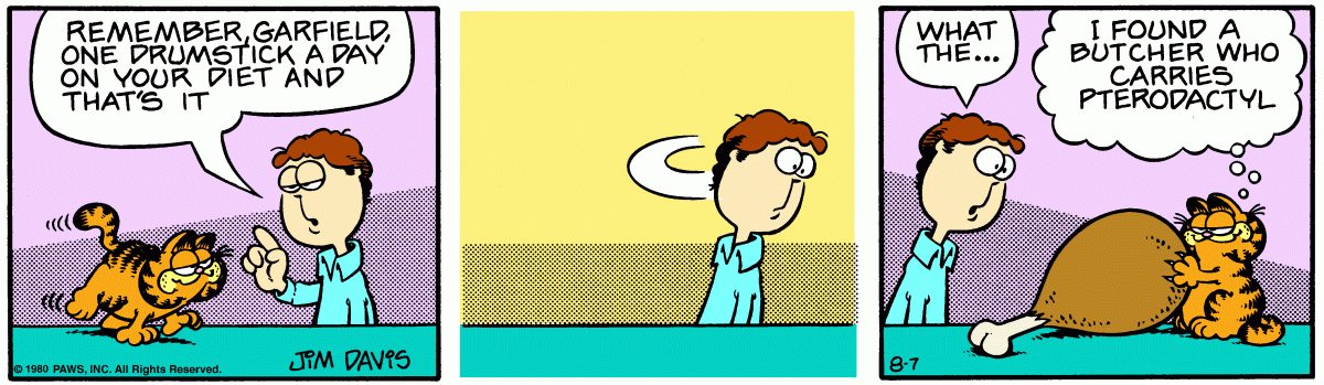 Garfield, August 7, 1980