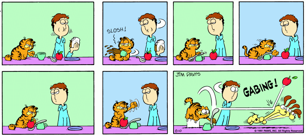 Garfield, August 10, 1980