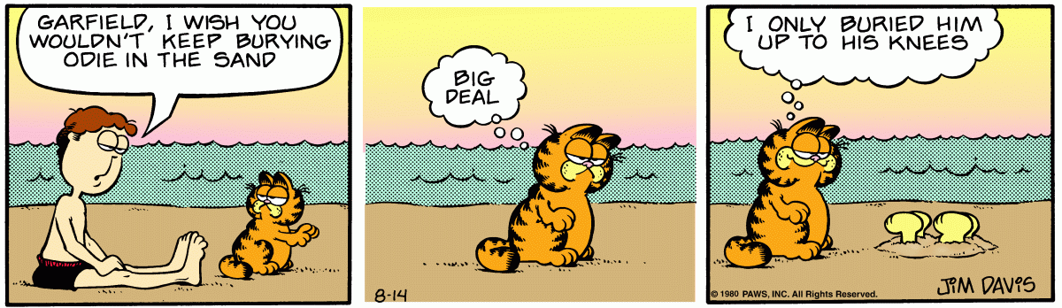 Garfield, August 14, 1980
