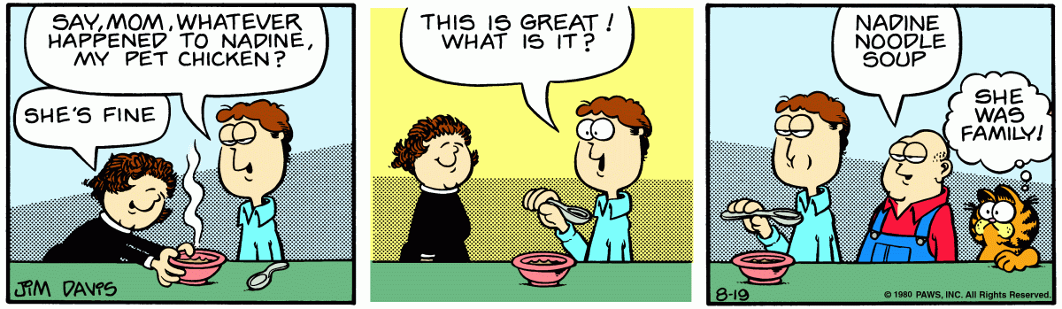 Garfield, August 19, 1980
