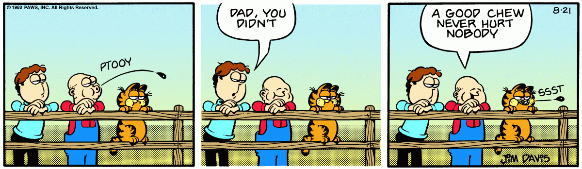 Garfield, August 21, 1980
