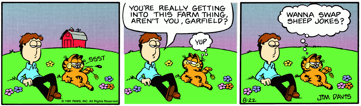 Garfield, August 22, 1980