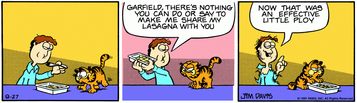 Garfield, August 27, 1980