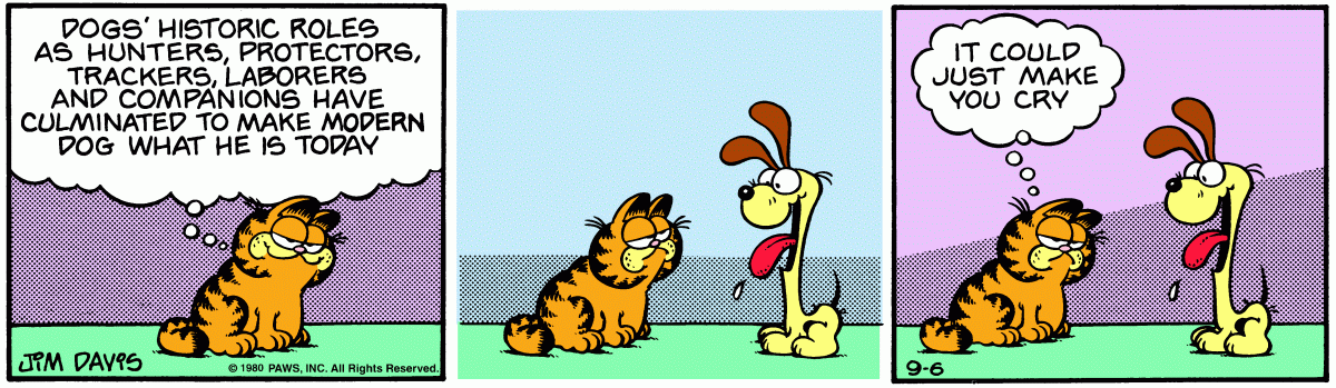 Garfield, September 6, 1980
