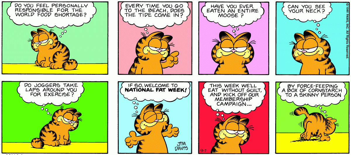 Garfield, September 7, 1980