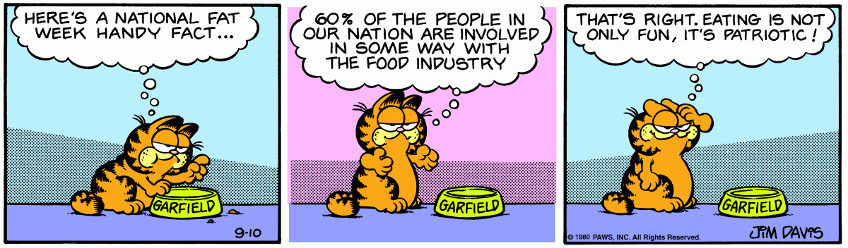 Garfield, September 10, 1980
