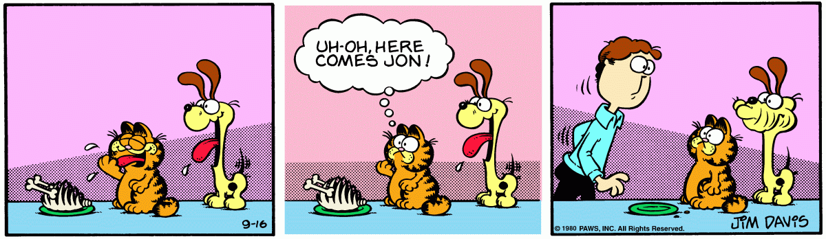 Garfield, September 16, 1980
