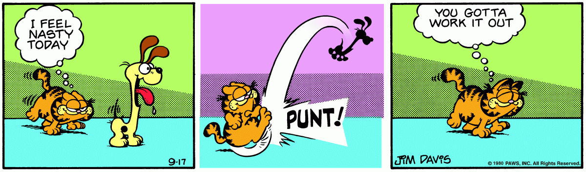 Garfield, September 17, 1980