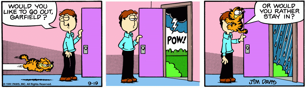 Garfield, September 19, 1980
