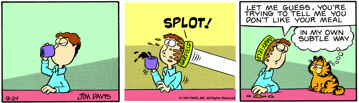 Garfield, September 24, 1980