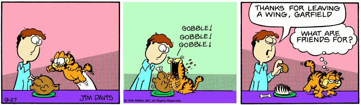 Garfield, September 27, 1980