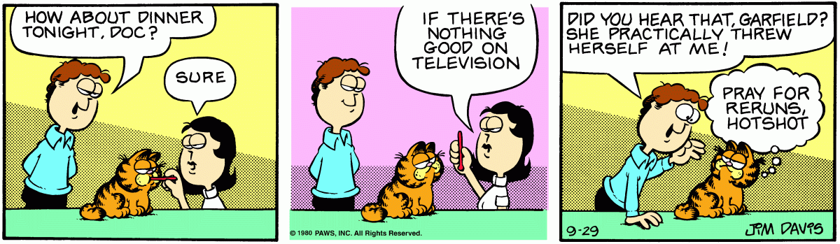Garfield, September 29, 1980