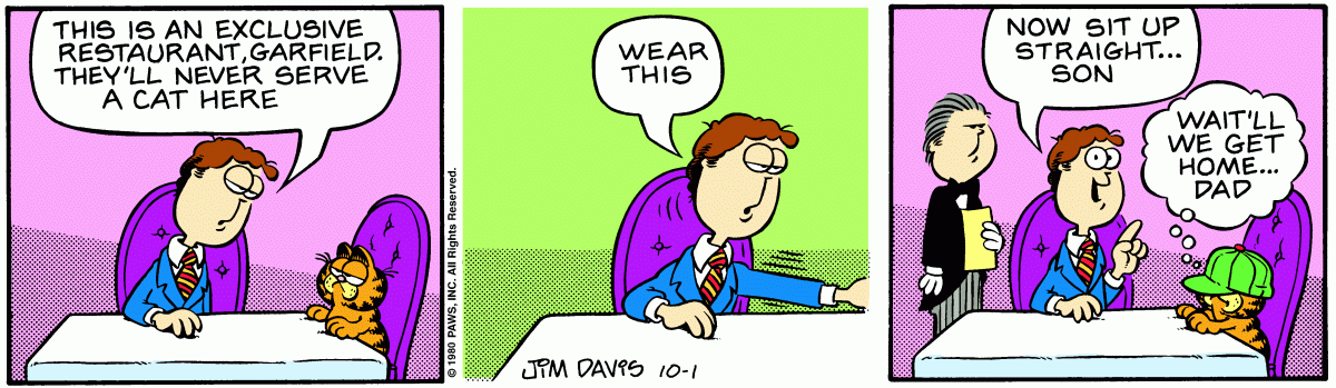 Garfield, October 1, 1980