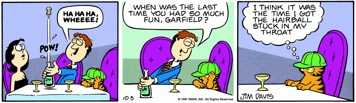 Garfield, October 3, 1980