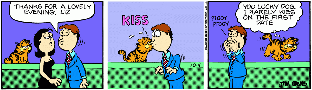 Garfield comic strip for Saturday, October 4, 1980