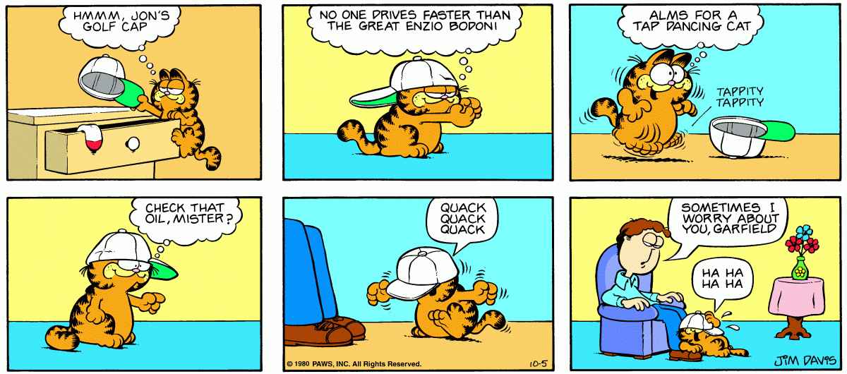 Garfield, October 5, 1980