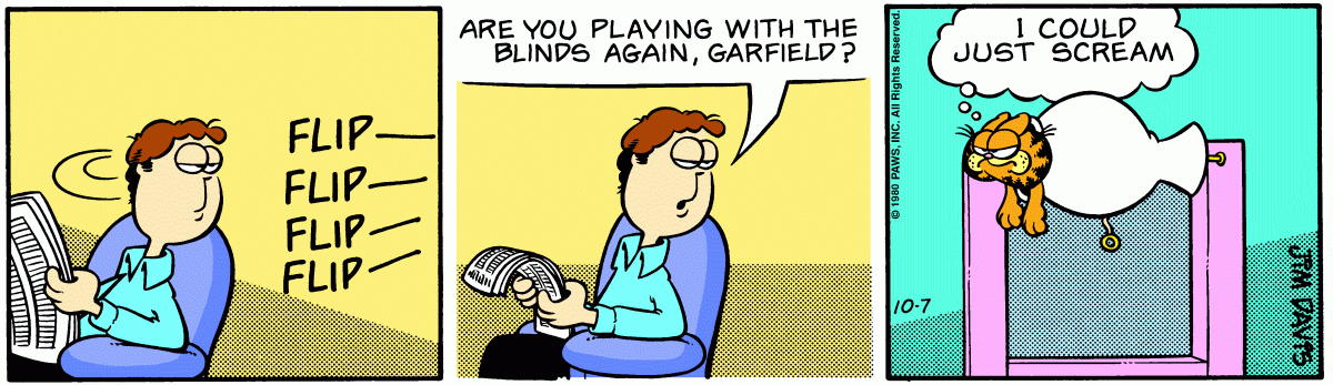 Garfield, October 7, 1980