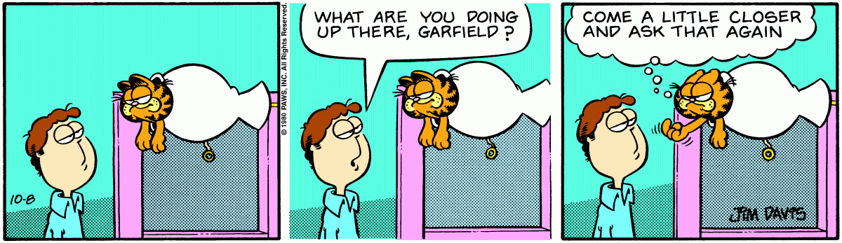 Garfield, October 8, 1980