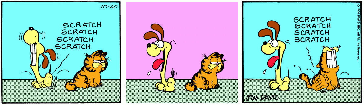 Garfield, October 20, 1980
