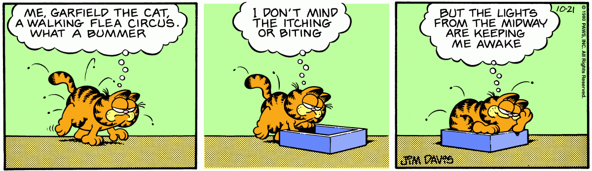 Garfield, October 21, 1980