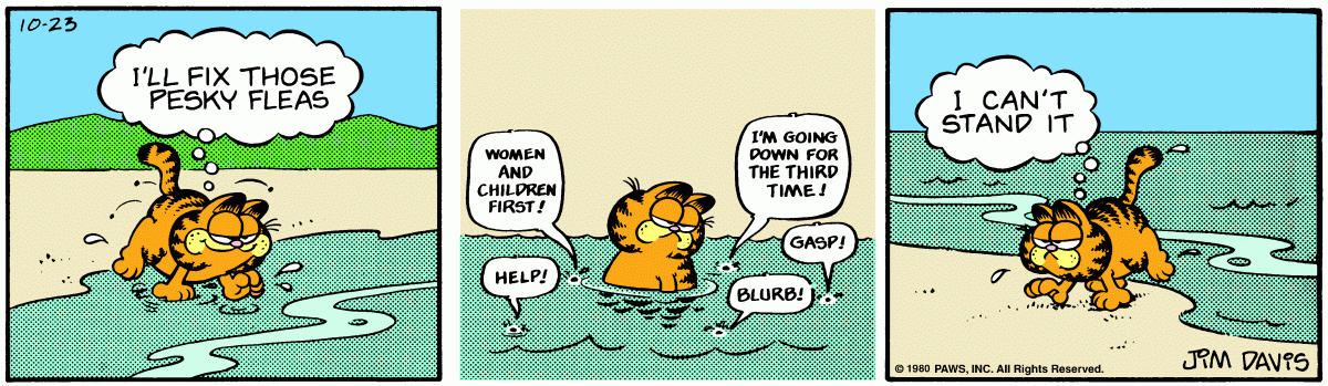 Garfield, October 23, 1980