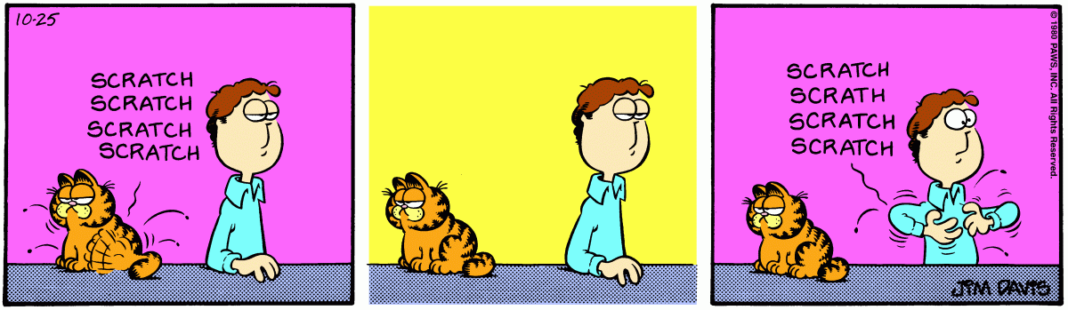 Garfield, October 25, 1980