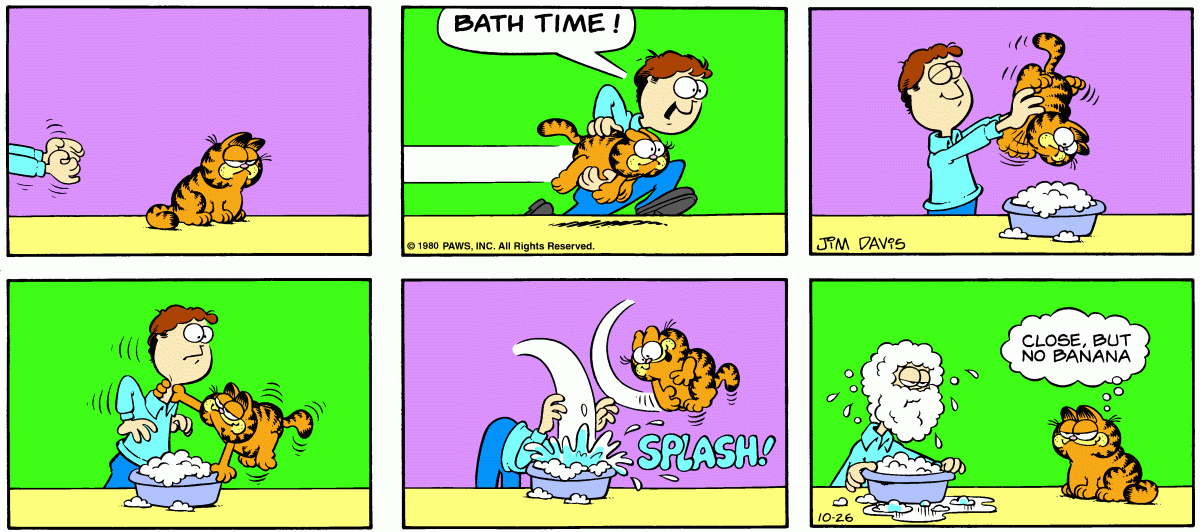 Garfield comic strip for Sunday, October 26, 1980