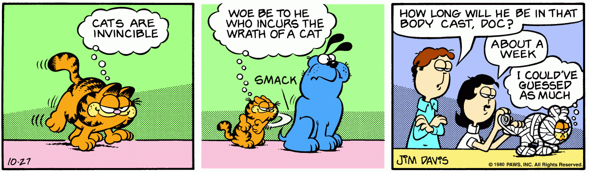 Garfield, October 27, 1980