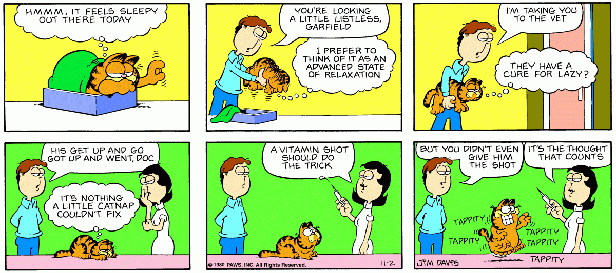 Garfield, November 2, 1980