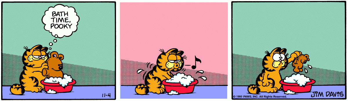 Garfield comic strip for Tuesday, November 4, 1980