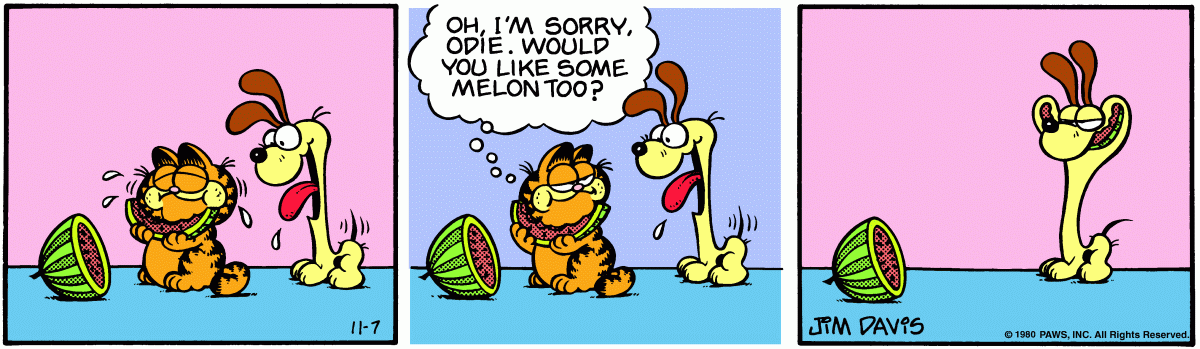 Garfield, November 7, 1980