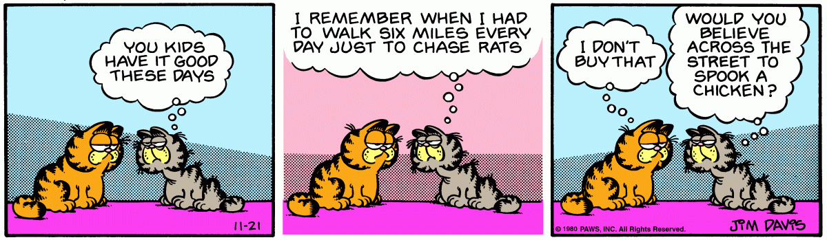 Garfield, November 21, 1980