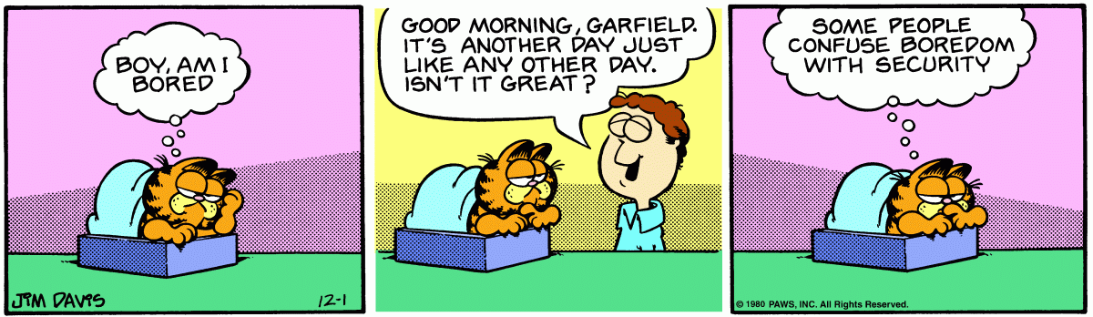 Garfield, December 1, 1980