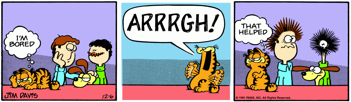 Garfield, December 6, 1980