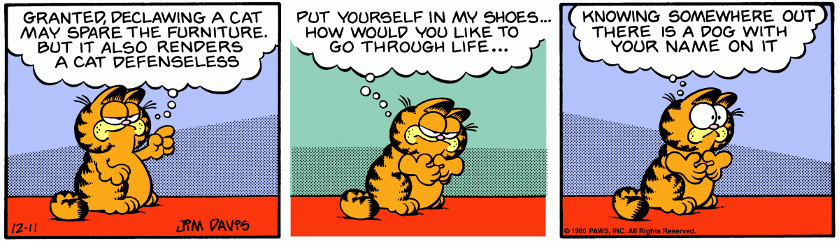 Garfield, December 11, 1980