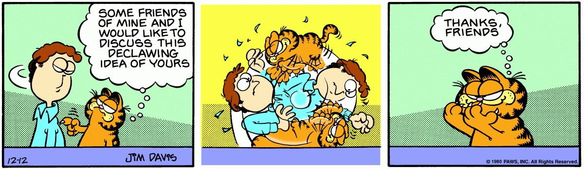 Garfield, December 12, 1980