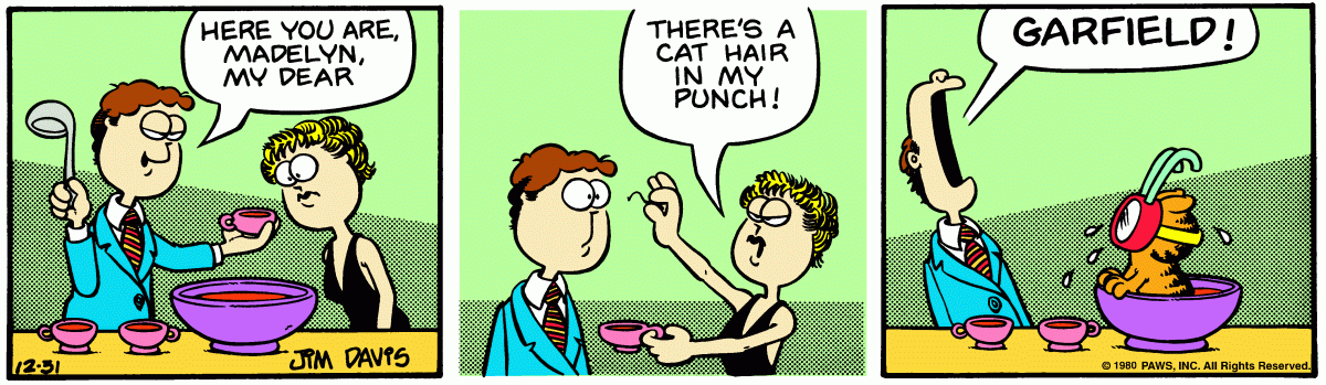 Garfield, December 31, 1980