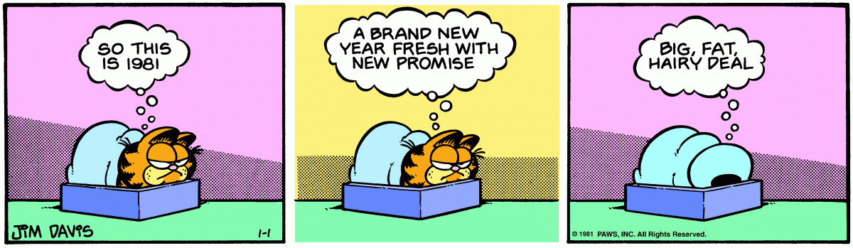Garfield, January 1, 1981
