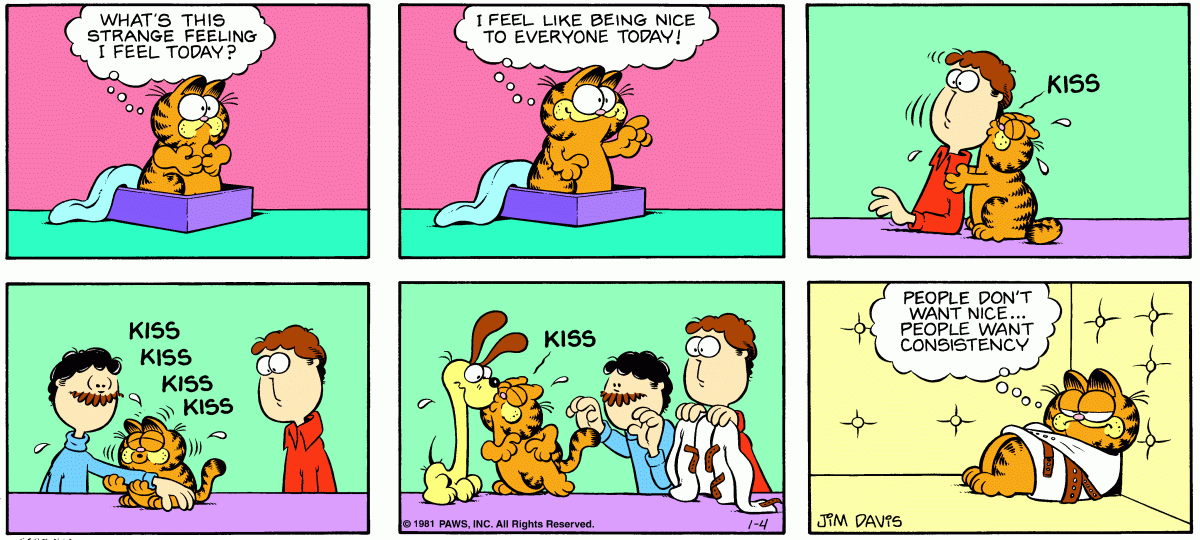Garfield, January 4, 1981