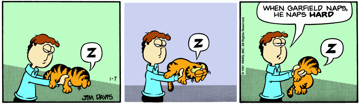 Garfield, January 7, 1981