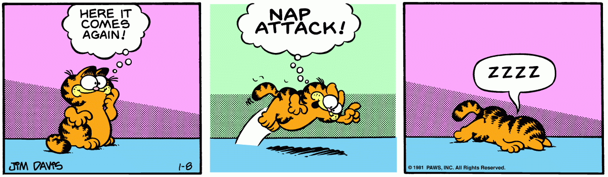 Garfield, January 8, 1981