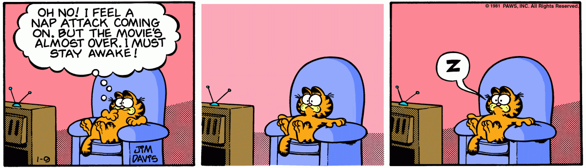 Garfield, January 9, 1981
