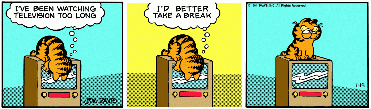 Garfield, January 14, 1981