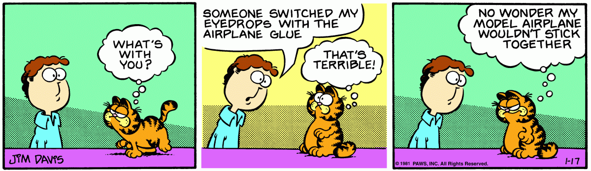 Garfield, January 17, 1981